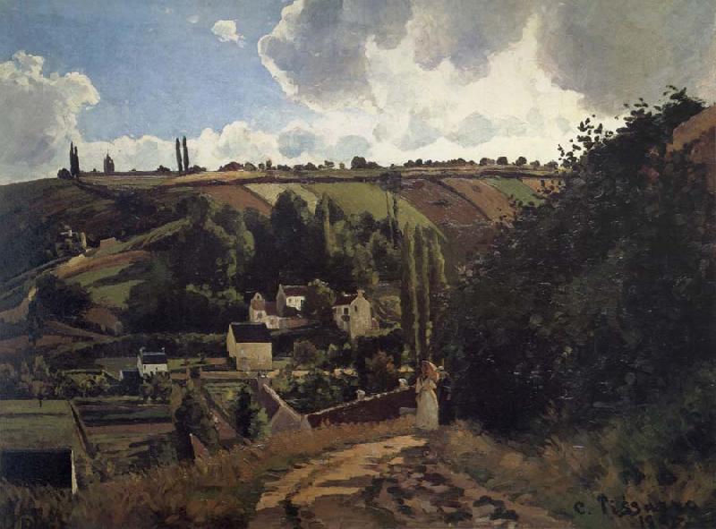 Camille Pissarro La Cote du Fallais,Pontoise oil painting image